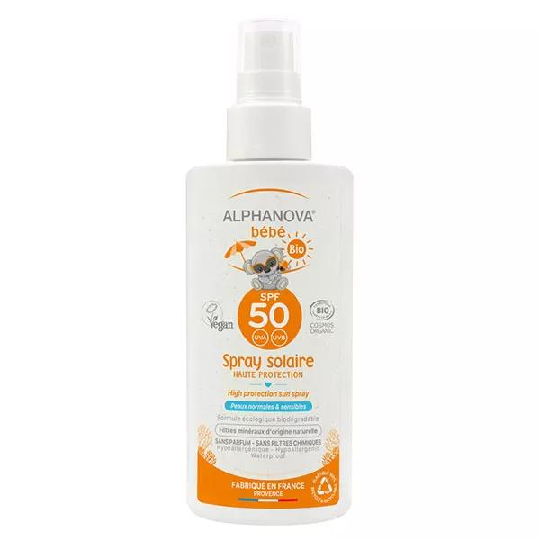 Alphanova Sun Bebé Spray Solar Bio SPF50 125ml