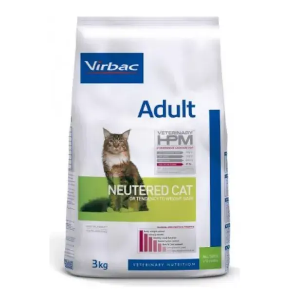 Virbac Veterinary hpm Neutered Gaots Adultos (+12meses) Alimento 3kg