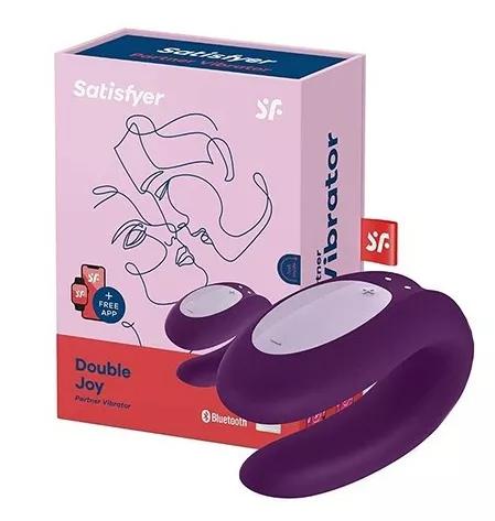 Buy Satisfyer Double Joy Morado + App Gratis | mifarma.eu