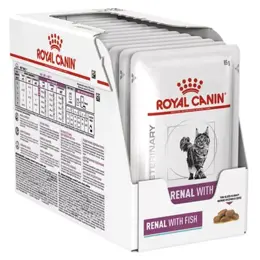 Royal Canin Veterinary Chat Renal Poisson 12 x 85g