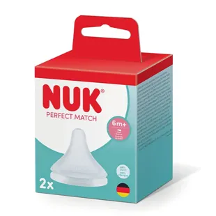 Nuk 2 Tétines Perfect Match Taglia Flow Control
