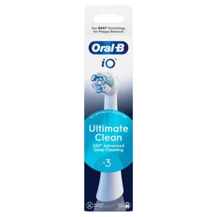 Oral-B iO Ultimate Clean - Set di 3 spazzolini