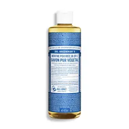 Dr Bronner's Savon Pur Végétal Menthe Poivrée 