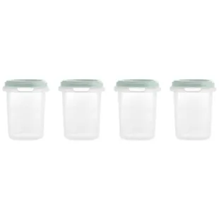 Miniland Set of 4 Hermetic Mint 250 ml