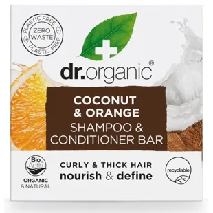 Dr. Organic Coconut and Orange Solid Shampoo and Conditioner 75 gr