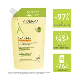 A-Derma Exomega Control Huile Lavante Émolliente Anti-Grattage Recharge 500ml