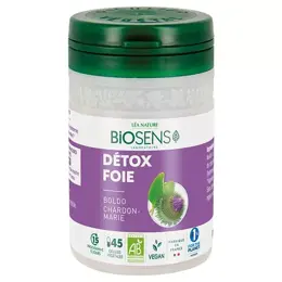 Biosens Détox Foie Bio 45 gélules végétales