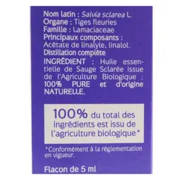 Naturactive Huile Essentielle Bio Sauge Sclarée 5ml