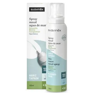 Suavinex Spray Nasal Hipertónico Sinusitis, Rinitis, Congestión +3m 120 ml