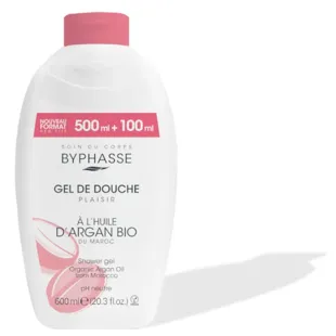 Byphasse Plaisir Organic Argan Oil Shower Gel 600 ml