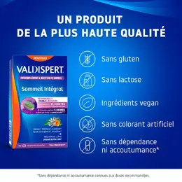 VALDISPERT Sommeil Intégral Mélatonine 1,9mg et Plantes 30 comprimés