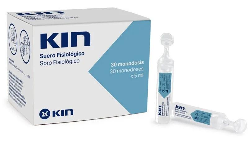 Kin Sérum physiologique de 30 Monodoses de 5ml