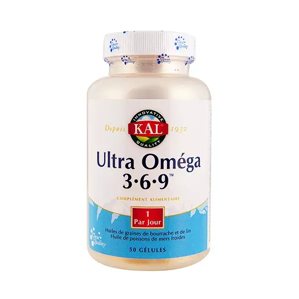 Kal Ultra Oméga 3.6.9 50 gélules