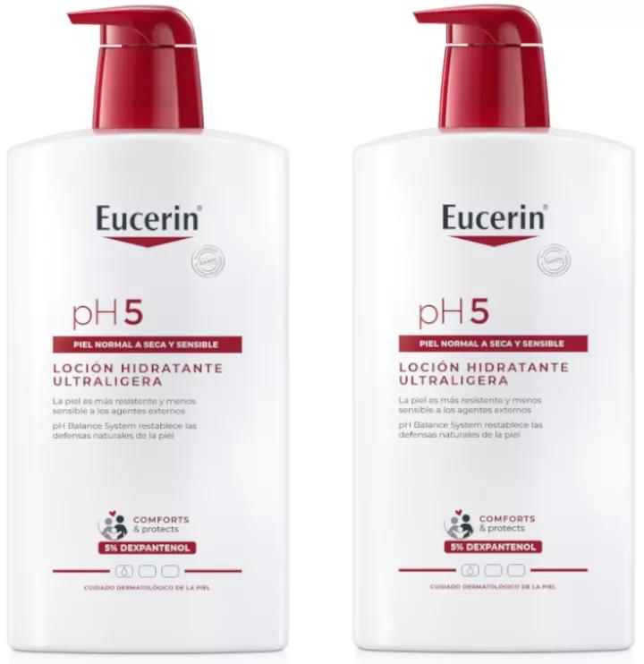 Eucerin pH5 Ultralight Moisturizing Lotion 2x1 Liter