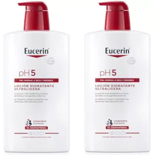 Eucerin pH5 Loção Hidratante Ultraleve 2x1 Litro
