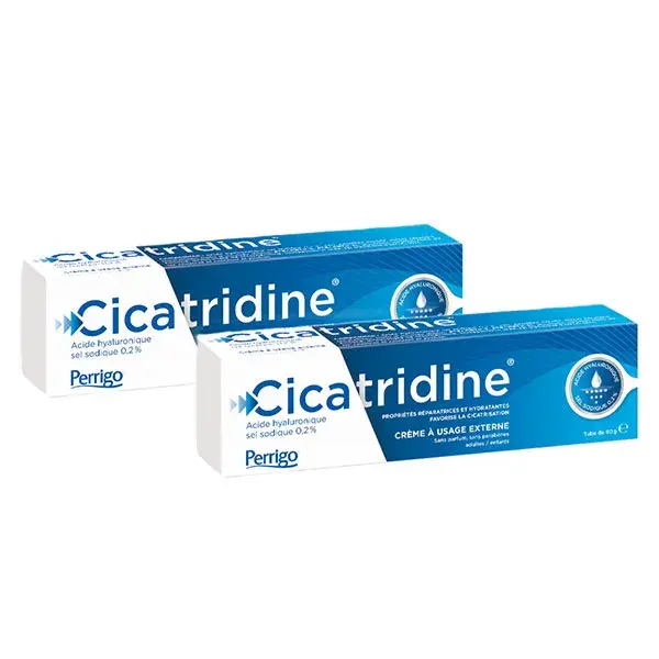 Lot de 2 - Cicatridine - Crème favorisant la cicatrisation à l'Acide Hyaluronique 60g