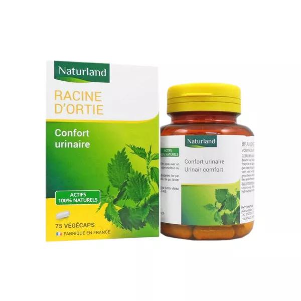 Naturland Raíces de Ortiga 75 cápsulas vegetales