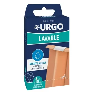 Urgo medicazioni lavabile strisce confezione da 10 x 6 cm 10