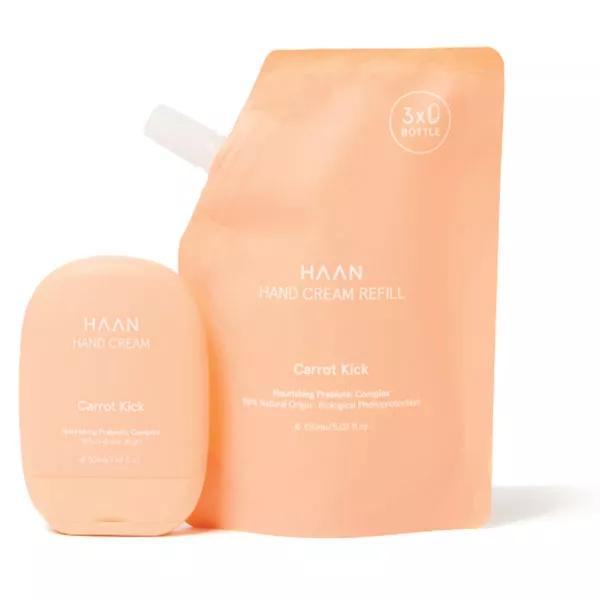 Haan Recharge Crème Hydratante Main Graine de Carotte Bois Crémeux 150ml