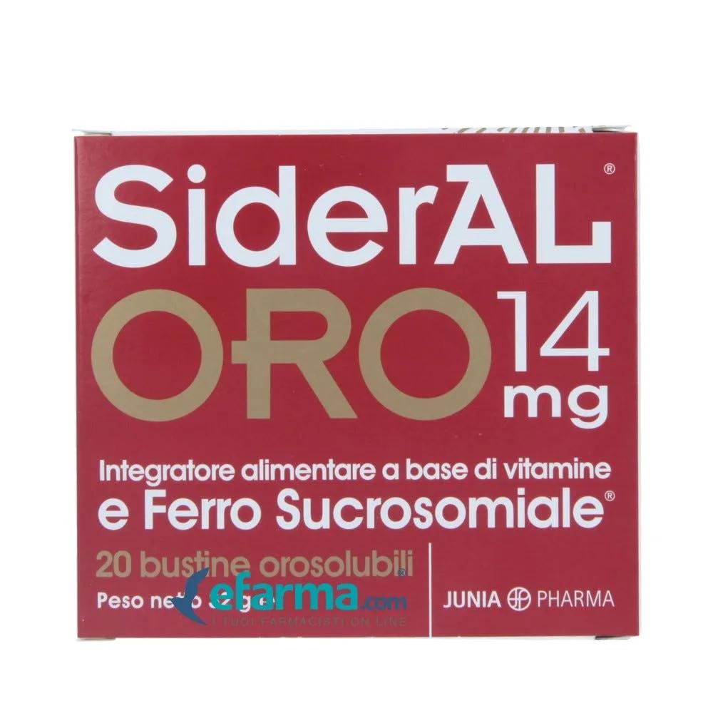 Sideral Oro Integratore Ferro e Vitamine 20 Bustine