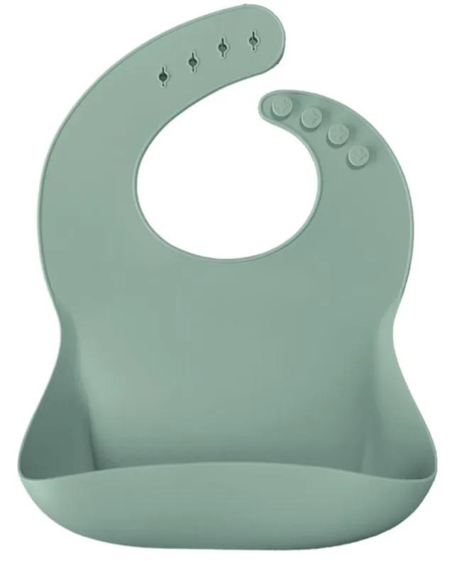 Minikoioi Silicone Bib Pocket River Green +6m