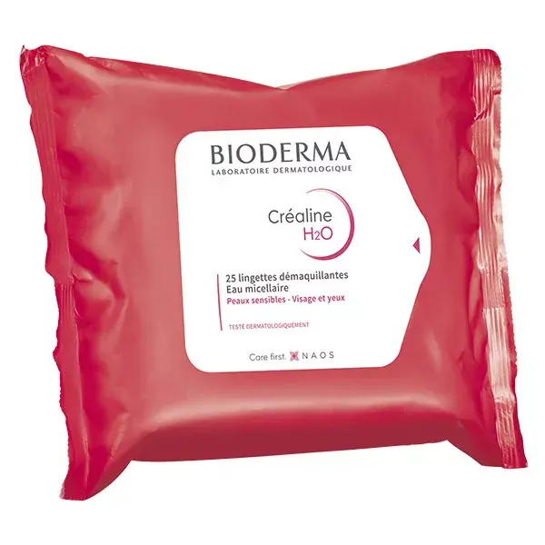 Bioderma Sensibio H2O wipes skin bag of 25