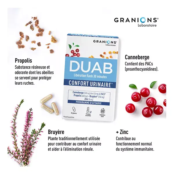 Granions Duab 20 gélules