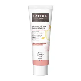 Cattier Argile Rose Masque Détox Cuir Chevelu Bio 200ml