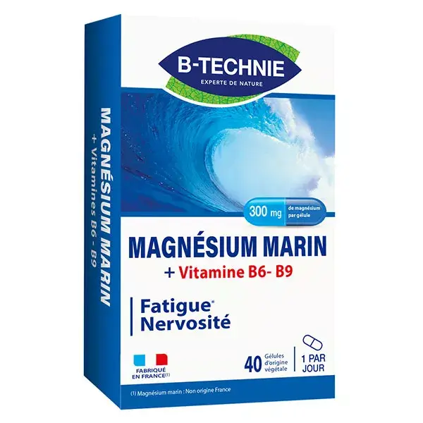 Biotechnie Marine Magnesium B6 + B9 40 capsules