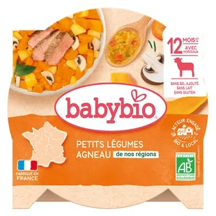 Babybio Menu du Jour Assiette Navarin Legumi Agnello dai 12 mesi 230g