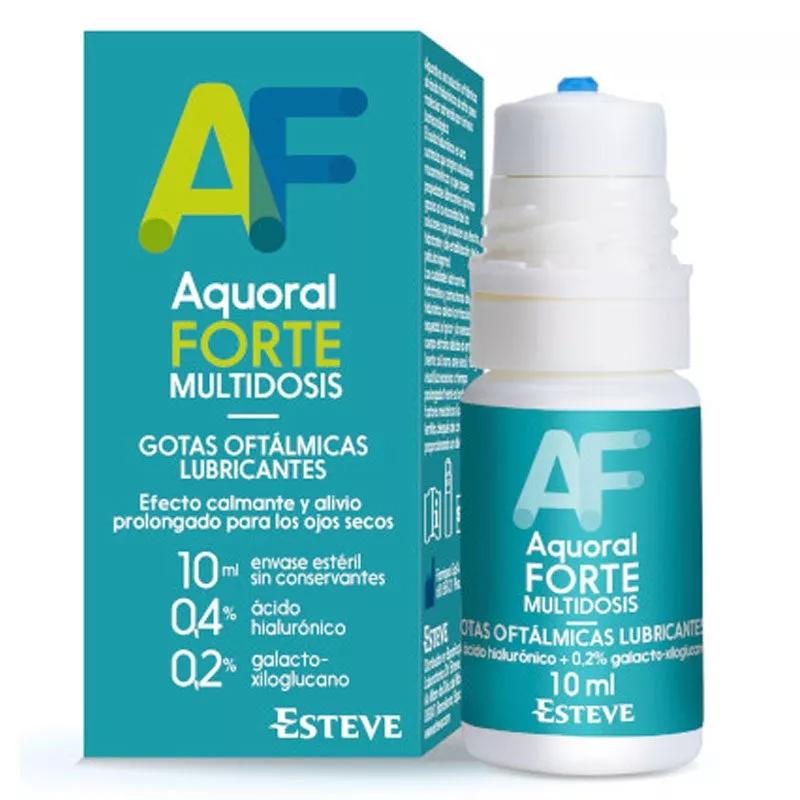 Esteve Aquoral Forte gotas Oftálmicas Lubrificantes 10ml