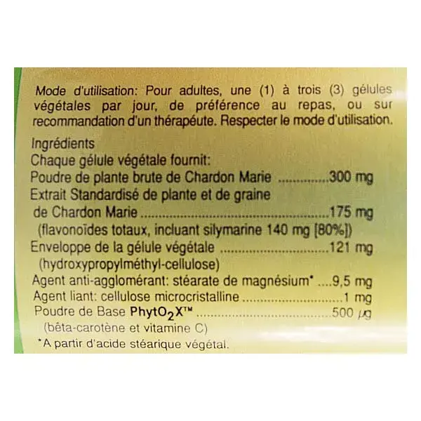 Solgar SFP Milk Thistle 60 vegetarian capsules