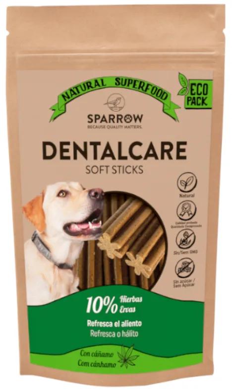 Sparrow Dentalcare Soft Sticks mit Kräutern und Hanf Zahnpflege für Hunde 154 gr