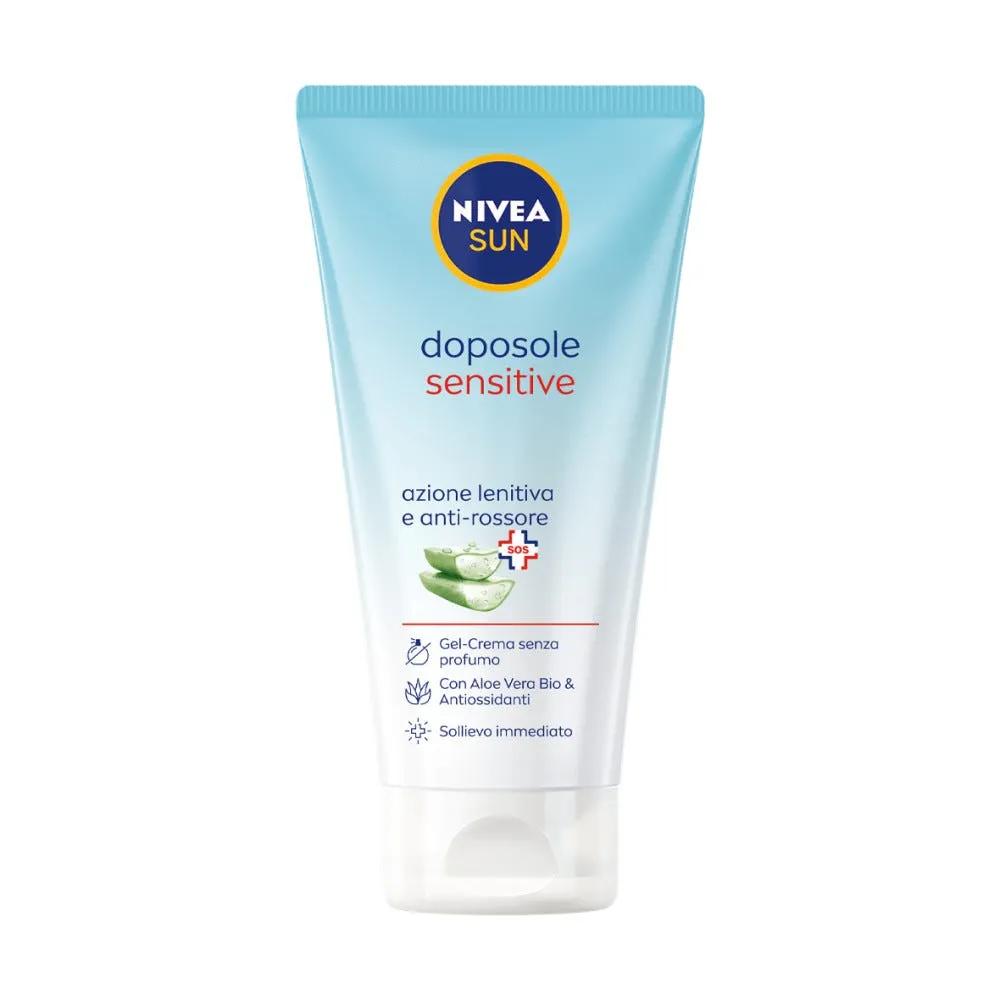 Nivea Sun Gel Crema Doposole Sensitive Rinfrescante e Lenitivo Per Pelli Sensibili 175 ml