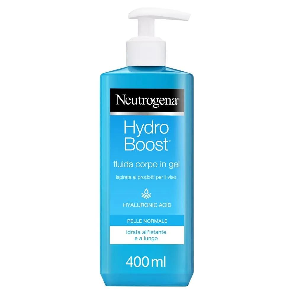 Neutrogena Hydro Boost Crema Corpo Idratante Fluida Gel Acido Ialuronico 400 ml