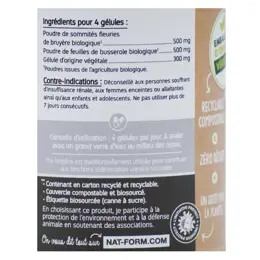 Nat & Form Écoresponsable Bruyère Busserole Bio 120 gélules