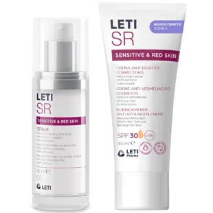 Leti SR Anti-Redness Serum 30 ml + Corrective Cream SPF30 40 ml