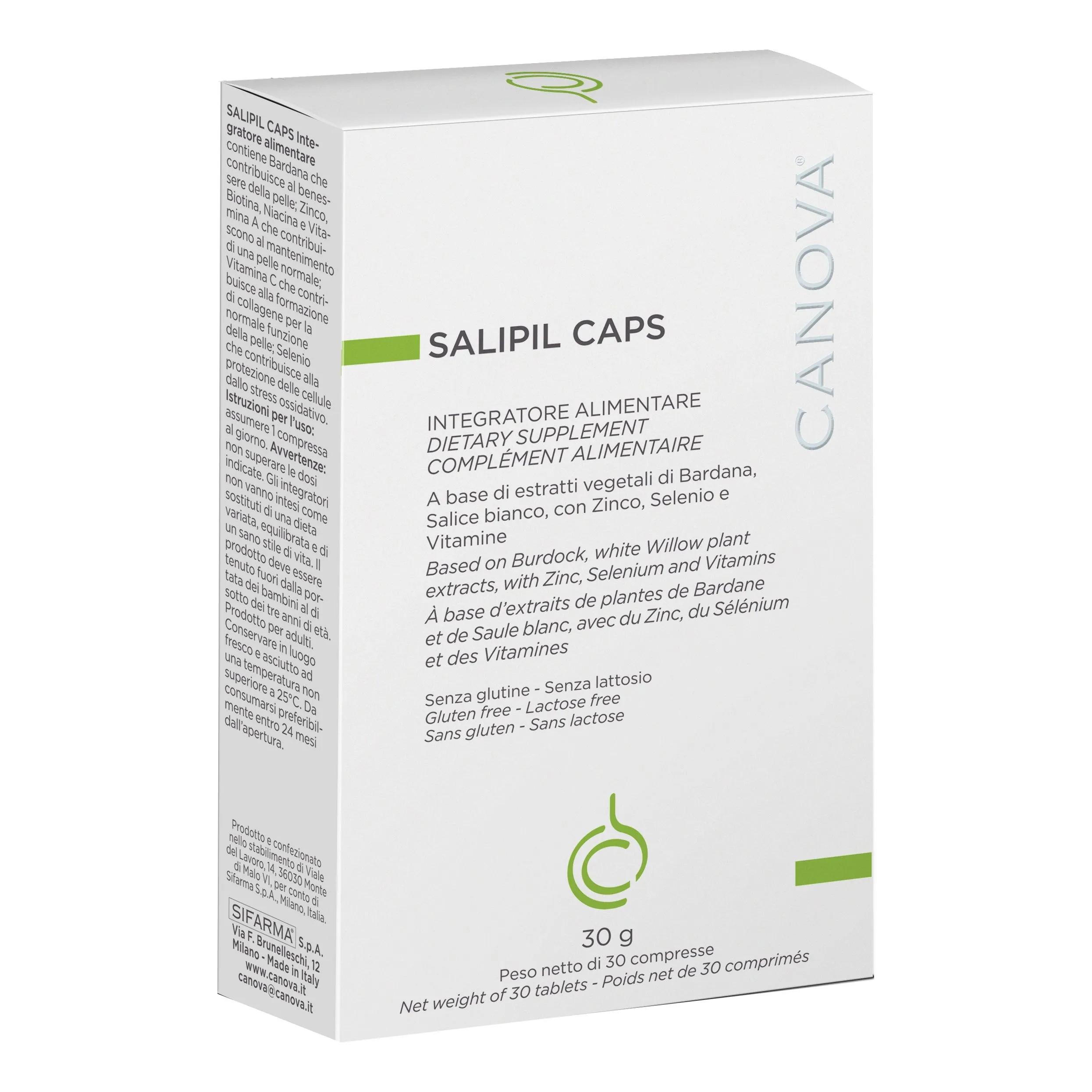 Canova Salipil Caps Integratore Per La Pelle 30 Compresse