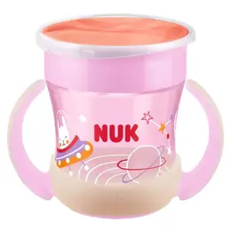 Nuk Tasse d'Apprentissage Mini Magic Cup 360 +6m Rose 160ml