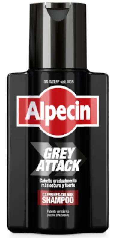 Alpecin Gray Attack Koffein- und Farbshampoo 200 ml