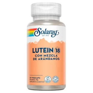 Solaray Lutein Eyes 18mg 30 Vegetable Capsules