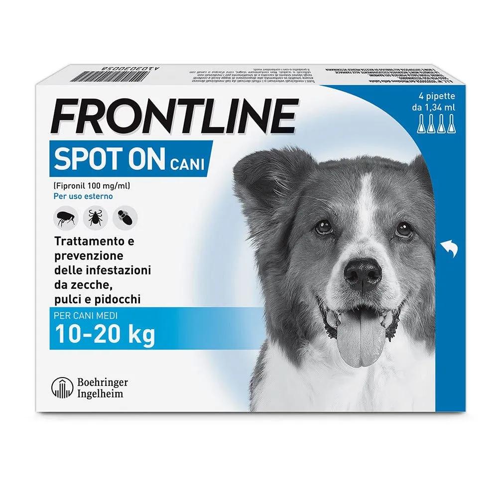 Frontline Soluzione Spot-On Cani Taglia Media 10-20 kg 4 Pipette Monodose