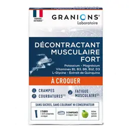 GRANIONS Décontractant Musculaire Fort - 30 Comprimés à croquer