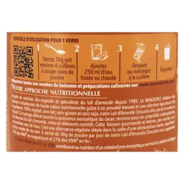 La Mandorle Boisson Instantanée en Poudre Lait d'Amande Chocolat Bio 400g