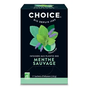 Infuso di menta selvatica biologica Choice 17 bustine