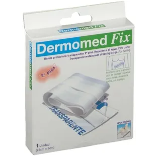 Dermomed fix Transparent Protective Band Dermomed Fix 75x8 cm