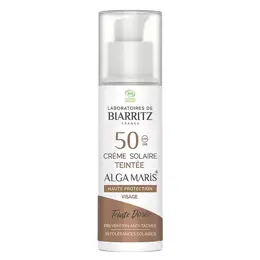 Laboratoires de Biarritz Soins Solaires Crème Teintée SPF50 Dorée Bio 50ml