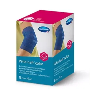 Hartmann Peha-haft Adhesive Bandage blue 8 cm x 4 m