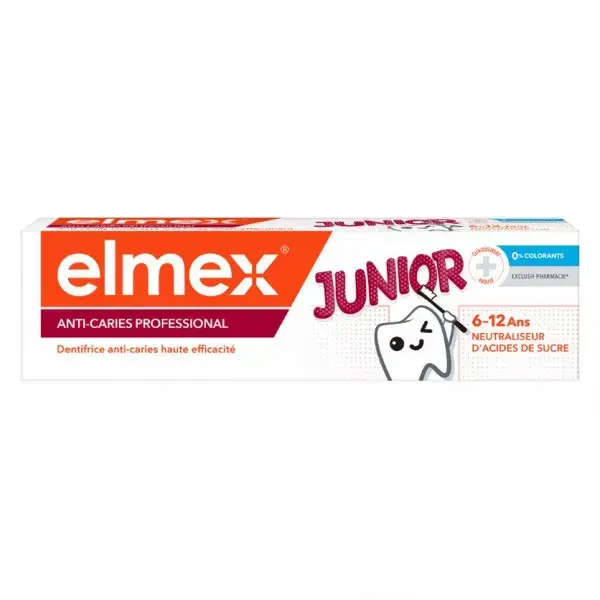 Elmex anti-cavità Professional Junior 6-12 anni 75 ml