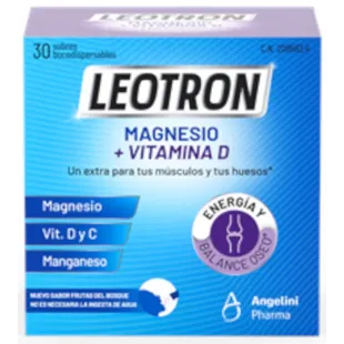 Leotron Magnesium + Vitamin D 30 Orodispersible Envelopes
